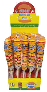 Dragon Gummy Burger Pop 40g