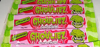 Jojo Ghouliez Sour Chews 28g-Strawberry