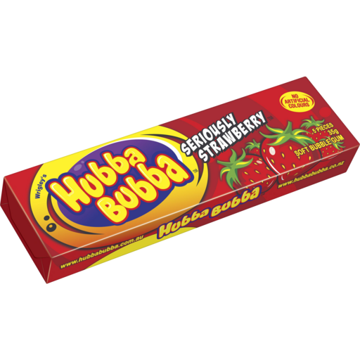 Hubba Bubba Bubblegum 35g-Seriously Strawberry