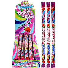 Jojo Stripple Taffy Rope 20g-Strawberry