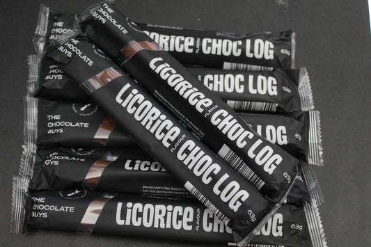 Licorice Flavoured Chocolate Logs 63g