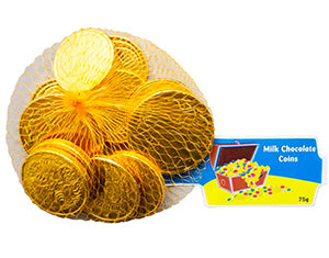 Lolliland Milk Chocolate Coins Bag 65g