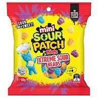 Mini Sour Patch Kids Xtreme Sour Heads 80g Bag