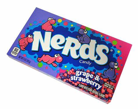Nerds Candy Theater Boxes-Grape & Strawberry 142g