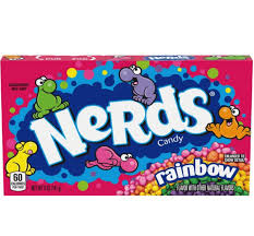 Nerds Candy Theater Boxes-Rainbow Theater Box 141.7g