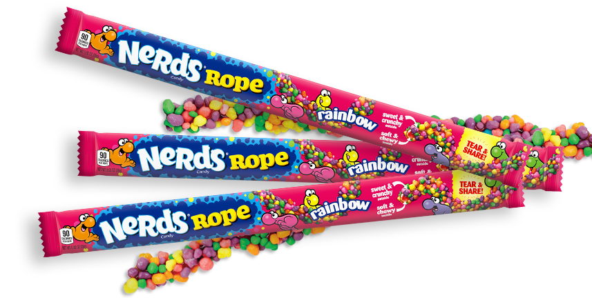 Nerds Rope 26g-Rainbow