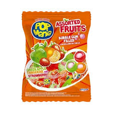 Pop Mania Lollipops 14g-Strawberry