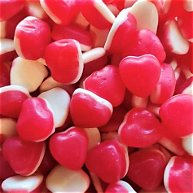 Ravazzi Gummy Filled Strawberry Hearts - 100g