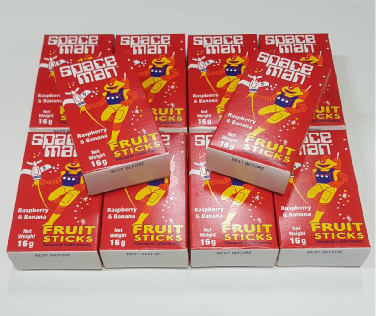 Carousel Spaceman Candy Sticks 16g - Raspberry Banana