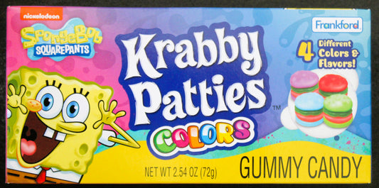 SpongeBob Squarepants Gummy Krabby Patties Colors 72g