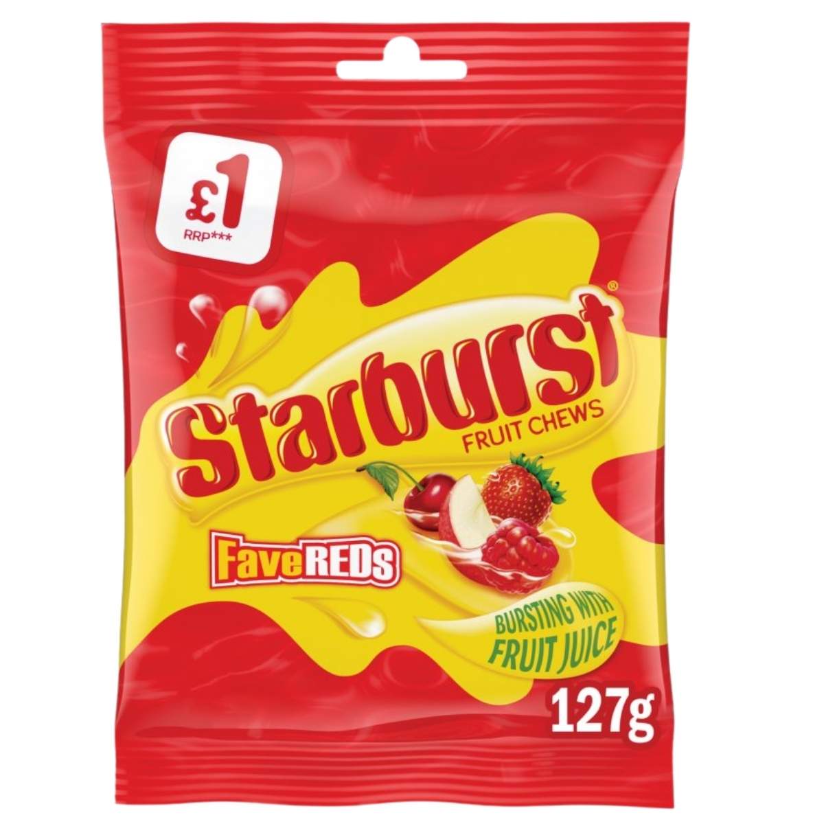 Starburst Fruit Chews FaveREDS 127g (U.K)