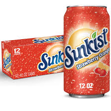 Sunkist 12oz 355ml Can-Strawberry