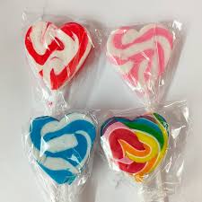 Swirly Heart Pops 12g-Red