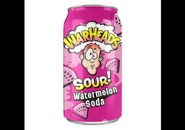 Warheads Sour Soda Cans 355ml-Watermelon