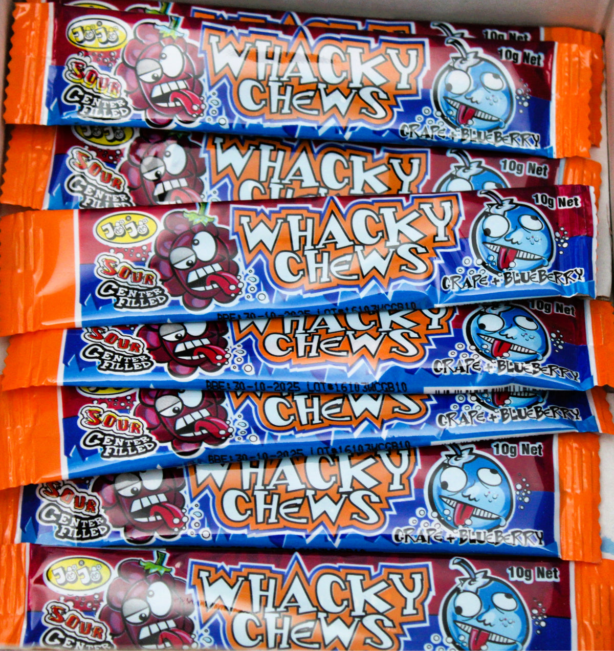 Whacky Chews 10g-Grape and Blueberry