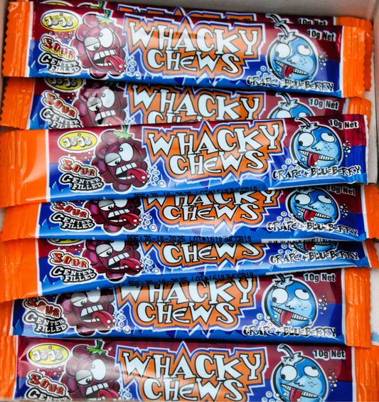 Whacky Chews 10g-Grape and Blueberry