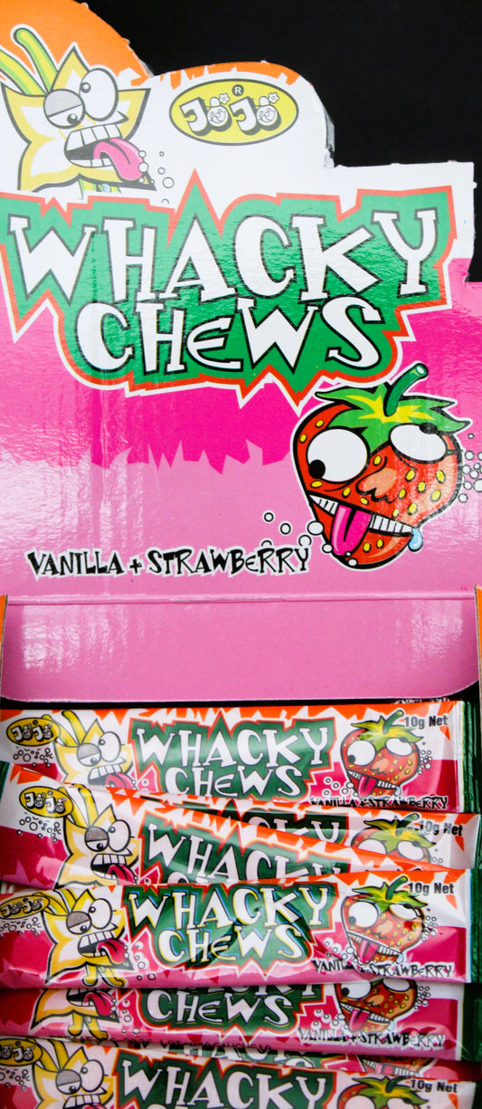 Whacky Chews 10g-Vanilla and Strawberry
