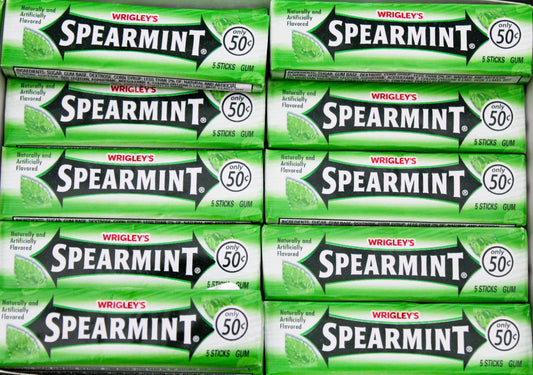 Wrigleys Stick Chewing Gum-Spearmint